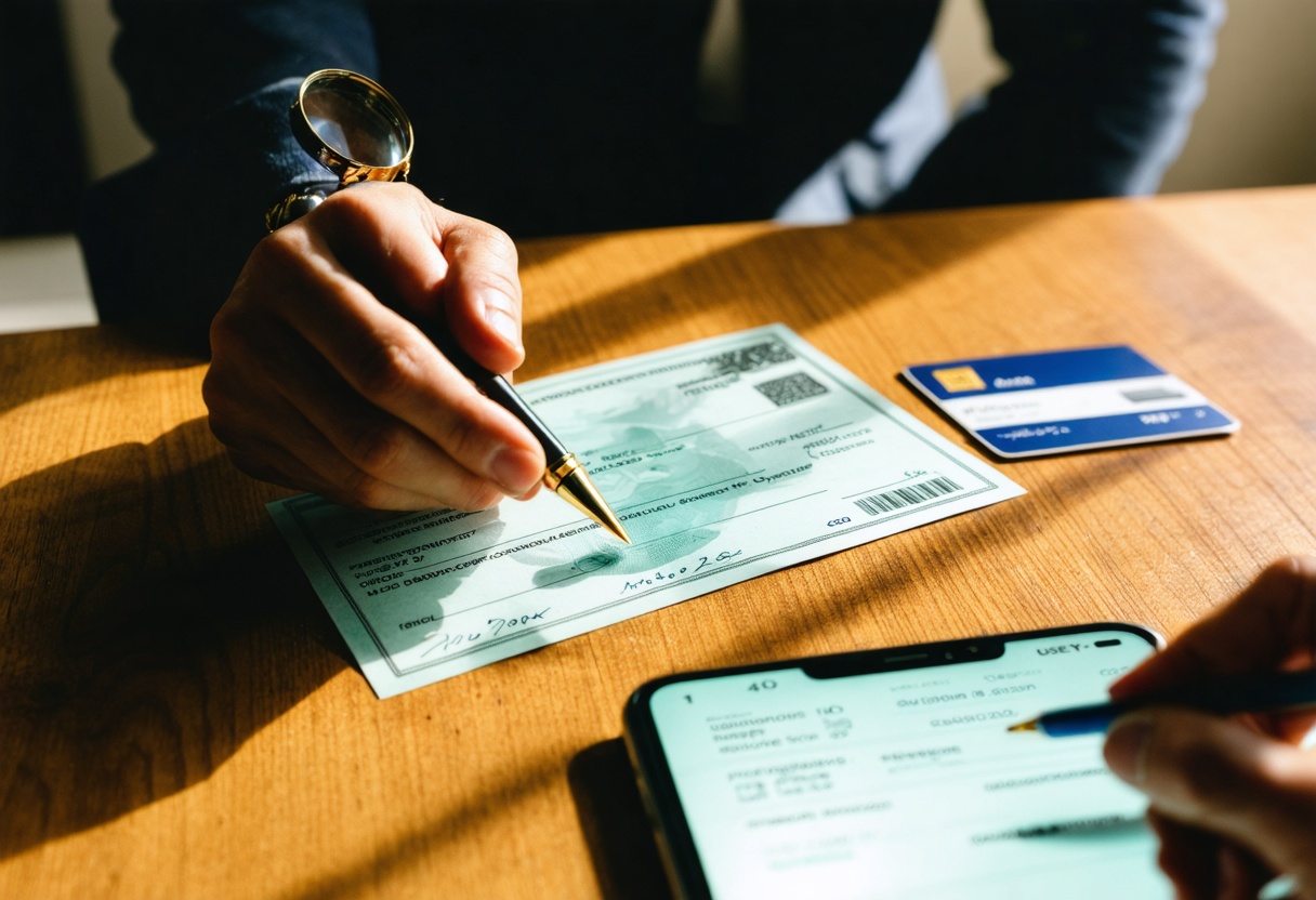 verifier un cheque de banque