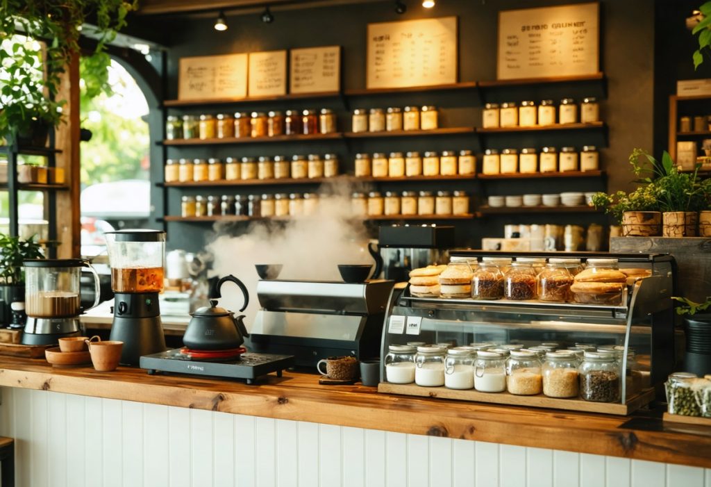 matériel nécessaire pour ouvrir un salon de the